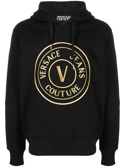 Versace Jeans Zwarte Hoodie - ModeMagneet