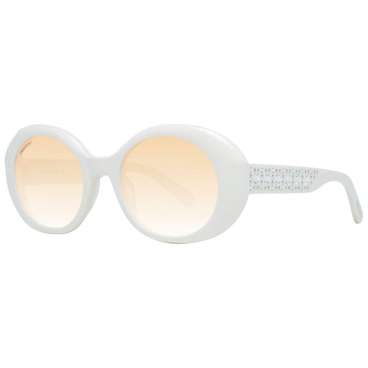 Swarovski weiße Damen-Sonnenbrille